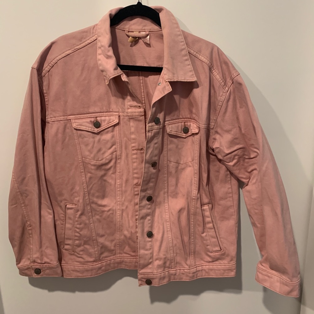 Pink Denim Jacket
